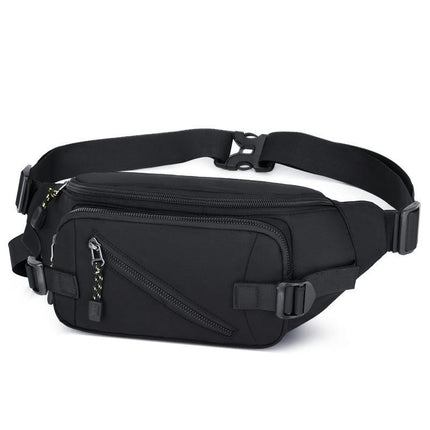 Large Crossbody Fanny Pack,Waterproof Waist Bag for Women Men with Zipper Pockets for Sports Workout