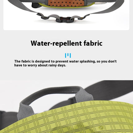 Large Fanny Pack with Water Bottle Holder for Men Women Hiking Waist Packs Adjustable Belt Bag for Outdoors