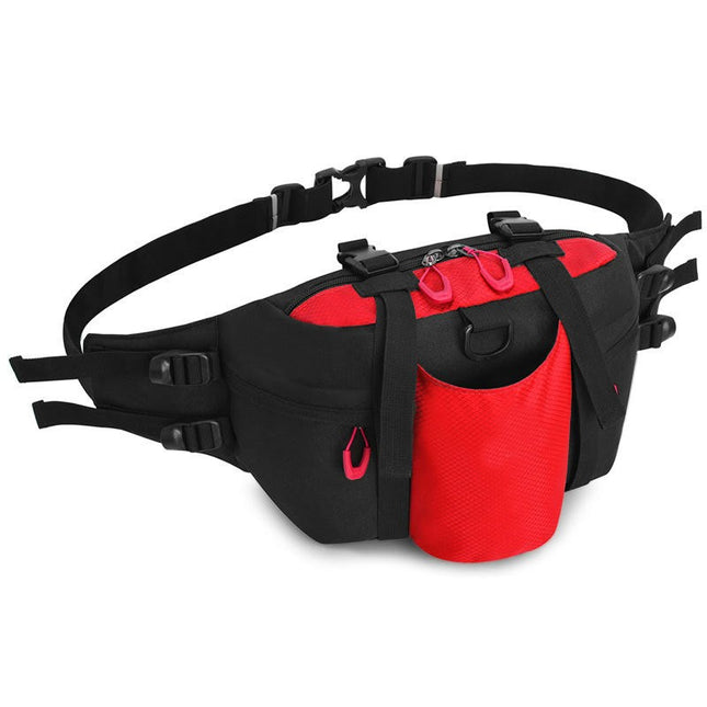 Large Capacity Fanny Pack with Water Bottle Waist Belt Bag for Women Men,Fanny Pack For Outdoor Sports