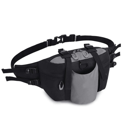 Large Capacity Fanny Pack with Water Bottle Waist Belt Bag for Women Men,Fanny Pack For Outdoor Sports