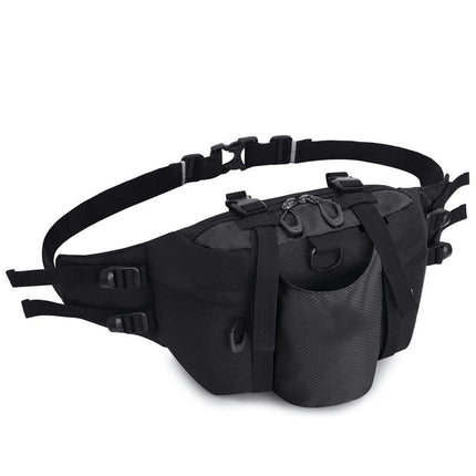 Large Capacity Fanny Pack with Water Bottle Waist Belt Bag for Women Men,Fanny Pack For Outdoor Sports