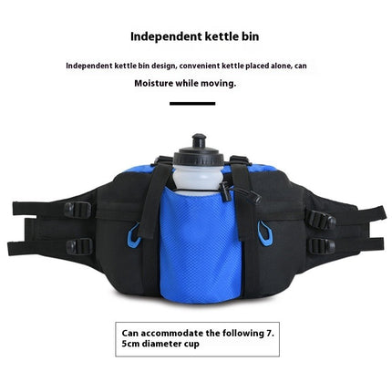 Large Capacity Fanny Pack with Water Bottle Waist Belt Bag for Women Men,Fanny Pack For Outdoor Sports