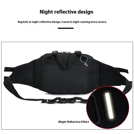 Large Capacity Fanny Pack with Water Bottle Waist Belt Bag for Women Men,Fanny Pack For Outdoor Sports