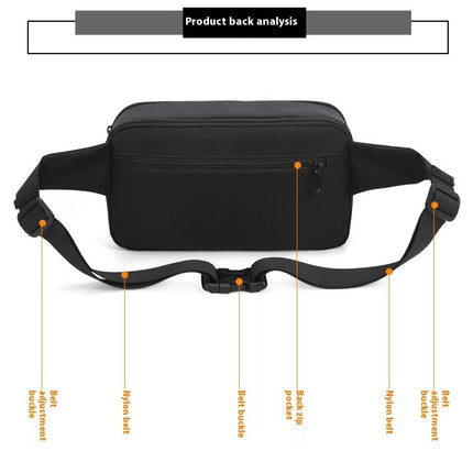 Men's and Women's Sports Shoulder Bags Waist Bags Fanny Pack for Traveling Workout Outdoors Running Hiking