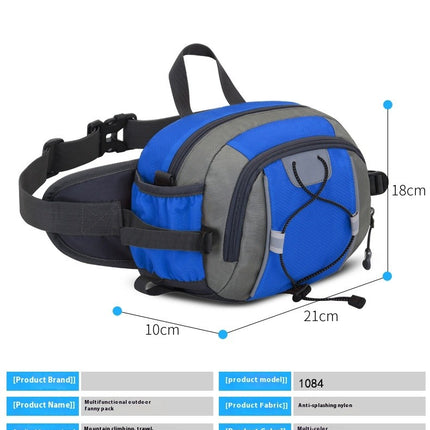 Outdoor Sports Waist Bags Fanny Pack with Water Bottle Holder Running Waist Pack Workout Waist Bag