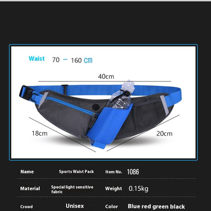 Fanny Pack with Water Bottle Holder Belt for Sports Fanny Pack for Workout Running Waist Bag for Women Men