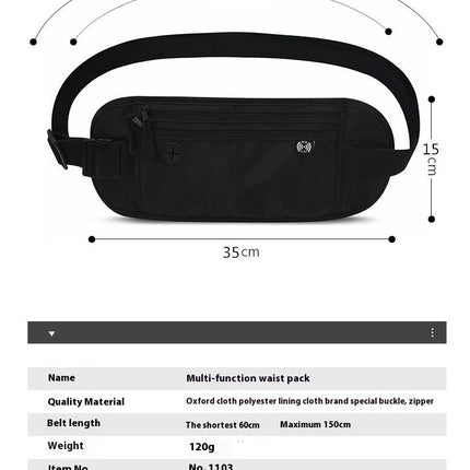 Fanny Pack for Women Men Waterproof Waist Bag for Running Travel Hiking Carrying All Phones