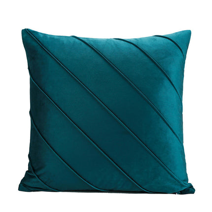 Velvet Soft Solid Decorative Square Throw Pillow Covers Cushion Cases for Sofa Bedroom Car