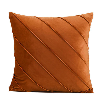 Velvet Soft Solid Decorative Square Throw Pillow Covers Cushion Cases for Sofa Bedroom Car