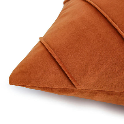 Velvet Soft Solid Decorative Square Throw Pillow Covers Cushion Cases for Sofa Bedroom Car