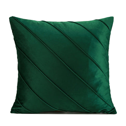 Velvet Soft Solid Decorative Square Throw Pillow Covers Cushion Cases for Sofa Bedroom Car