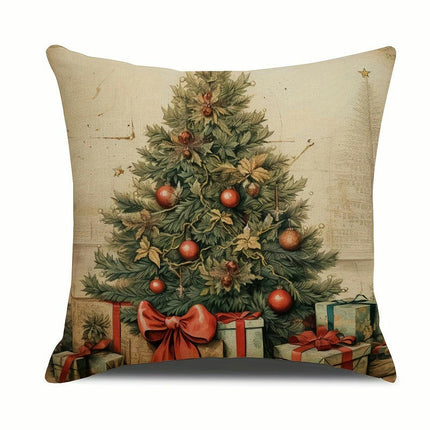 Christmas Decor Pillow Covers Winter Holiday Party for Sofa Couch Home Farmhouse Decor