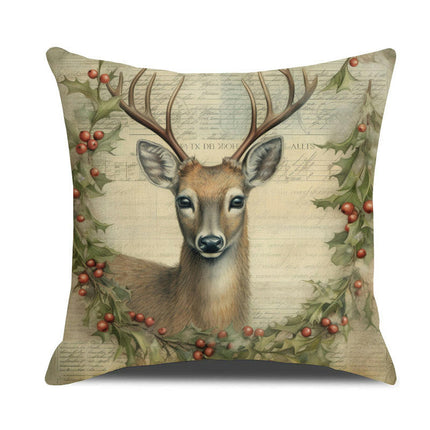 Christmas Decor Pillow Covers Winter Holiday Party for Sofa Couch Home Farmhouse Decor