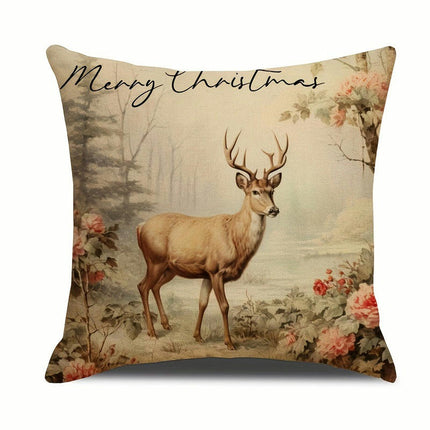 Christmas Decor Pillow Covers Winter Holiday Party for Sofa Couch Home Farmhouse Decor