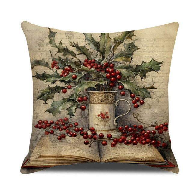 Christmas Decor Pillow Covers Winter Holiday Party for Sofa Couch Home Farmhouse Decor