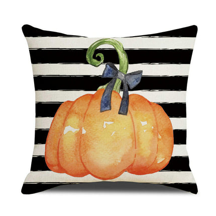 Fall Pillow Covers Thanksgiving Autumn Throw Pillow Covers Square Outdoor Sofa Couch Home Pillow Cases-B