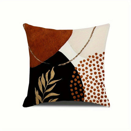 Modern Geometric Abstract Decorative Throw Pillow Covers Outdoor Square Cushion Covers with Zipper