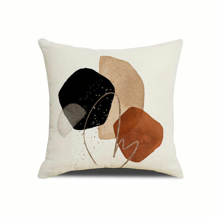 Modern Geometric Abstract Decorative Throw Pillow Covers Outdoor Square Cushion Covers with Zipper