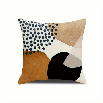 Modern Geometric Abstract Decorative Throw Pillow Covers Outdoor Square Cushion Covers with Zipper