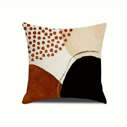 Modern Geometric Abstract Decorative Throw Pillow Covers Outdoor Square Cushion Covers with Zipper