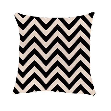 Modern Geometric Decorative Throw Pillow Covers Outdoor Square Cushion Covers with Zipper