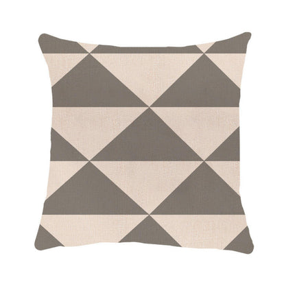 Modern Geometric Decorative Throw Pillow Covers Outdoor Square Cushion Covers with Zipper