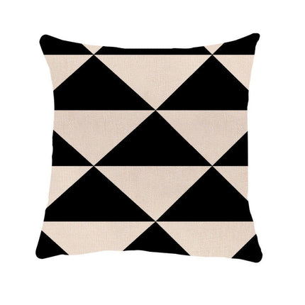 Modern Geometric Decorative Throw Pillow Covers Outdoor Square Cushion Covers with Zipper