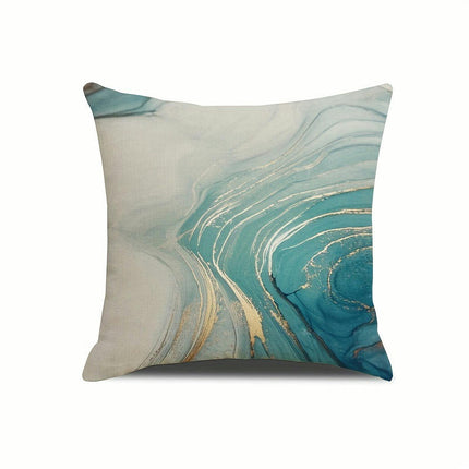 Modern Marble Decorative Throw Pillow Covers Outdoor Square Cushion Covers with Zipper