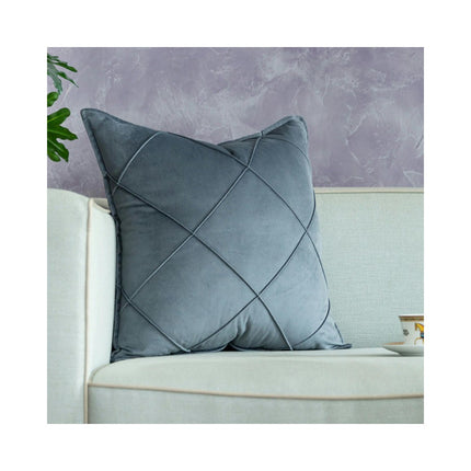 Modern Velvet Throw Pillow Cover Soft Decorative Square Pillow Cover Cushion Covers, Home Decor for Sofa-A