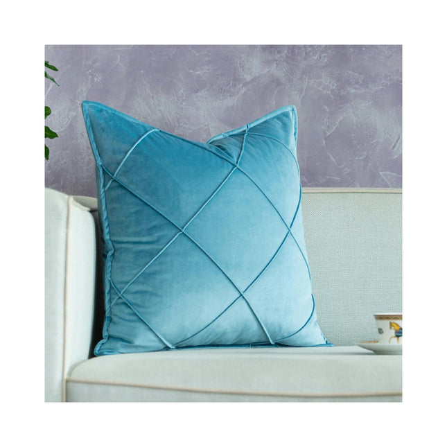 Modern Velvet Throw Pillow Cover Soft Decorative Square Pillow Cover Cushion Covers, Home Decor for Sofa-A