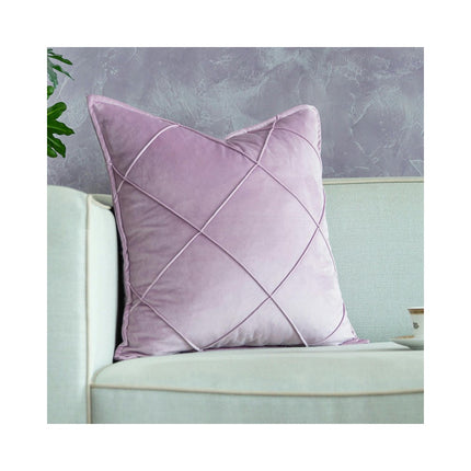 Modern Velvet Throw Pillow Cover Soft Decorative Square Pillow Cover Cushion Covers, Home Decor for Sofa-A