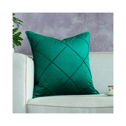 Modern Velvet Throw Pillow Cover Soft Decorative Square Pillow Cover Cushion Covers, Home Decor for Sofa-A