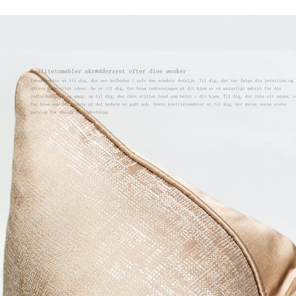 Square Luxury Decorative Throw Pillow Cover for Bed Sofa Couch Pillow Case with Zipper for Home Decor-A1