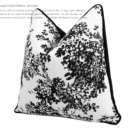 Black White Plush Decorative Throw Pillow Case Soft Cushion Cover Square Throw Pillow Covers for Home