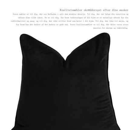 Black White Plush Decorative Throw Pillow Case Soft Cushion Cover Square Throw Pillow Covers for Home