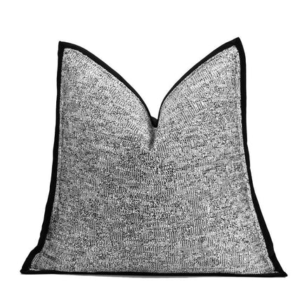 Black White Decorative Throw Pillow Case Luxury Cushion Cover Square Throw Pillow Covers for Home