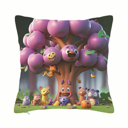 Throw Pillow Covers Decorative Outdoor Pillow Covers Cartoon Animal Cushion Covers for Sofa Home Decor