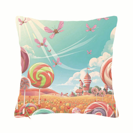 Throw Pillow Covers Decorative Outdoor Pillow Covers Cartoon Animal Cushion Covers for Sofa Home Decor