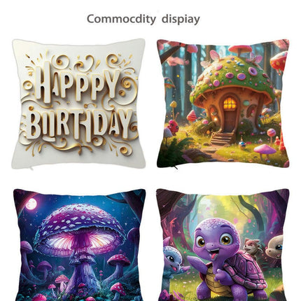 Throw Pillow Covers Decorative Outdoor Pillow Covers Cartoon Animal Cushion Covers for Sofa Home Decor