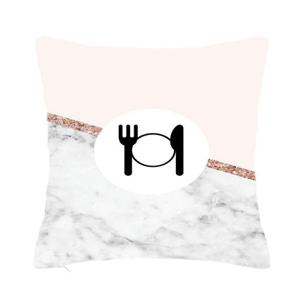 Throw Pillow Cover Marble Geometric Decorative Pillow Case Home Decor Square Pillowcase