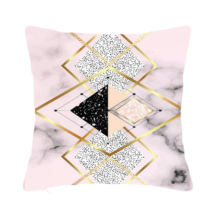 Throw Pillow Cover Marble Geometric Decorative Pillow Case Home Decor Square Pillowcase