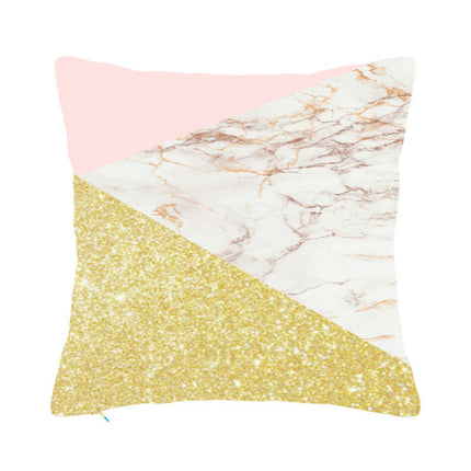 Throw Pillow Cover Marble Geometric Decorative Pillow Case Home Decor Square Pillowcase