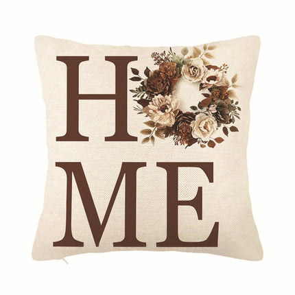 Flower Truck Throw Pillow Covers Outdoor Decorative Cushion Cover Square Pillow Case Home Decor