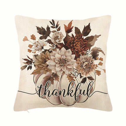 Flower Truck Throw Pillow Covers Outdoor Decorative Cushion Cover Square Pillow Case Home Decor