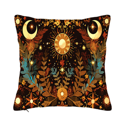 Bohemian Sun Throw Pillow Covers Soft Decorative Cushion Cover Square Pillow Case For Home Decor