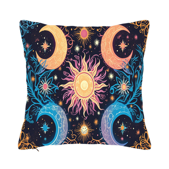 Bohemian Sun Throw Pillow Covers Soft Decorative Cushion Cover Square Pillow Case For Home Decor