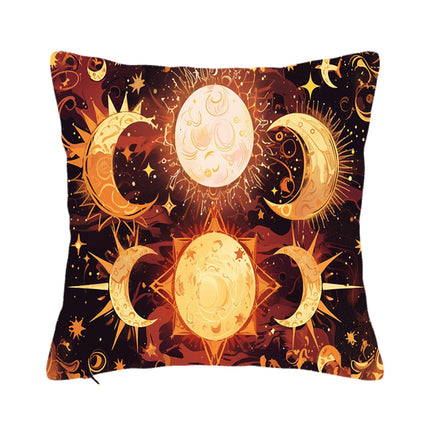 Bohemian Sun Throw Pillow Covers Soft Decorative Cushion Cover Square Pillow Case For Home Decor