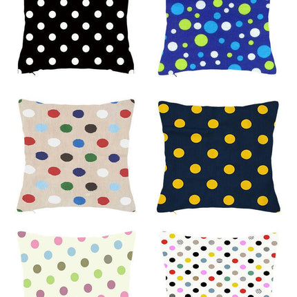 Dots Throw Pillow Cover Modern Pillow Cover Soft Cushion Case for Sofa Living Room Home Decor