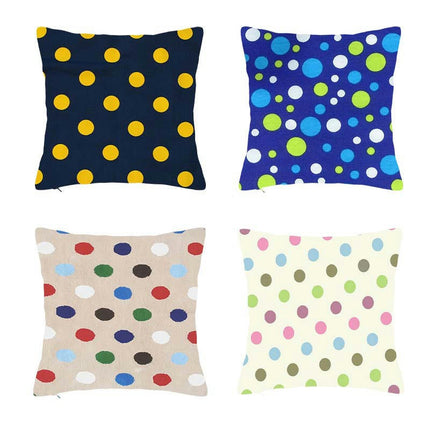 Dots Throw Pillow Cover Modern Pillow Cover Soft Cushion Case for Sofa Living Room Home Decor