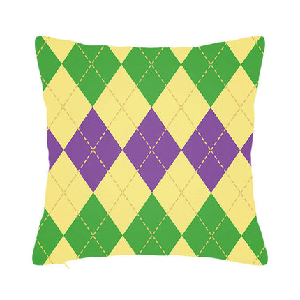 Mardi Gras Pillow Covers for Home Decor Throw Pillows Decorative Cushion Cases Mardi Gras Decorations